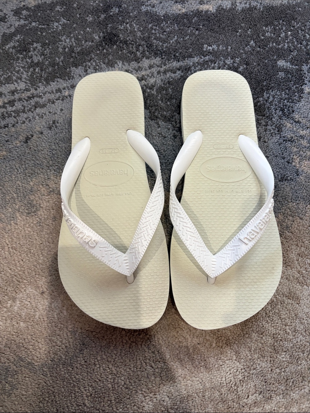 Havaianas Women's White Flip Flop Sandals